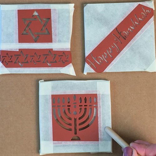 Hanukkah Coaster Set